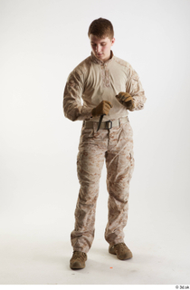 Casey Schneider in Basic Uniform Pose 2 standing whole body…